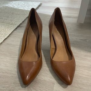 Aldo Brown Leather Heels